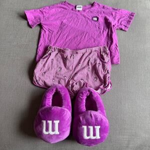 Cute M&M's women's purple character sleep ware